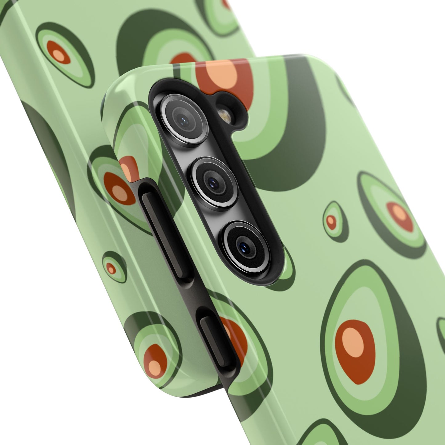 Trendy Avocado Pattern Green Aesthetic Minimal Fruit Phone Case | Food
