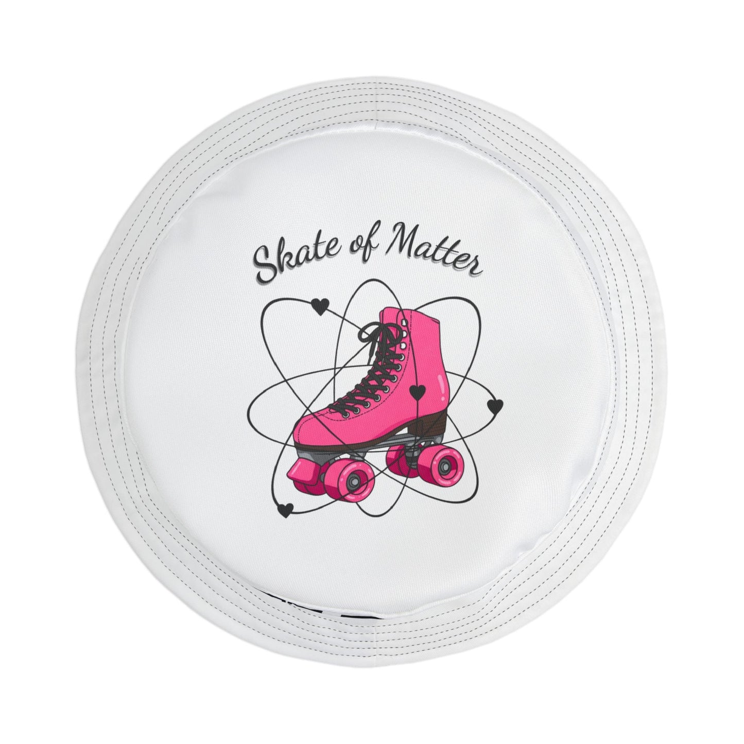 White Skate Addict Bucket Hat