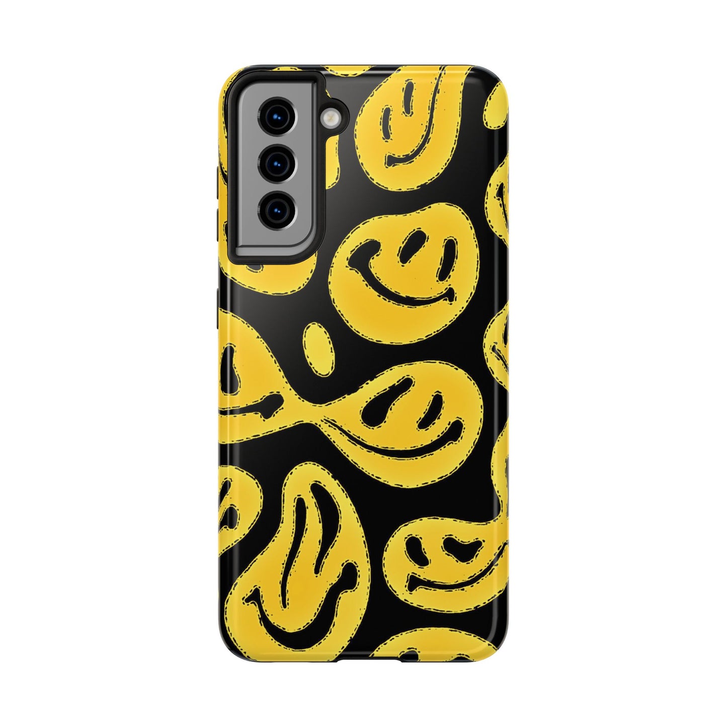Colorful Trippy Smiley Face (Version 1) Tough Phone Case | Aesthetic