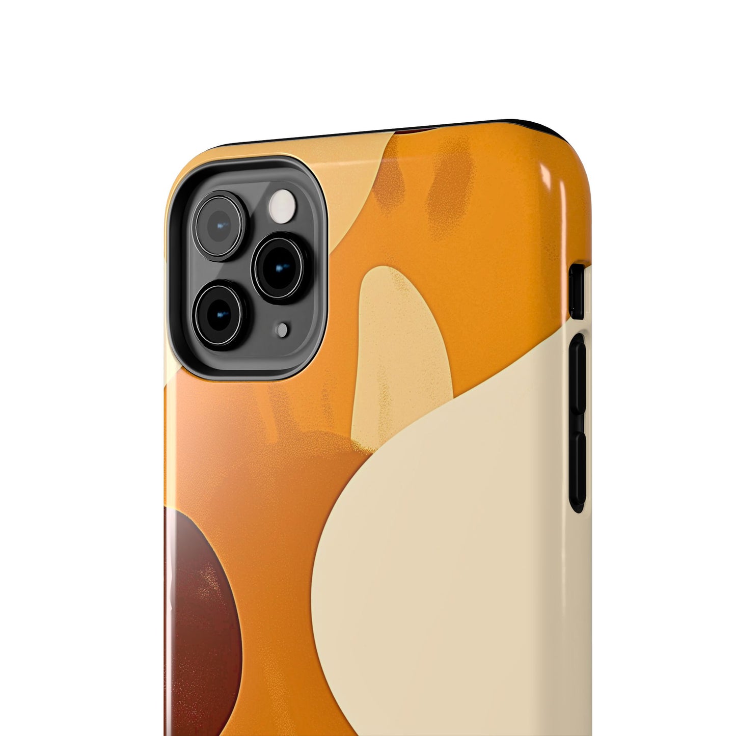 Funda/Cubierta resistente para teléfono con diseño en beige y marrón Earth Harmony | Estética
