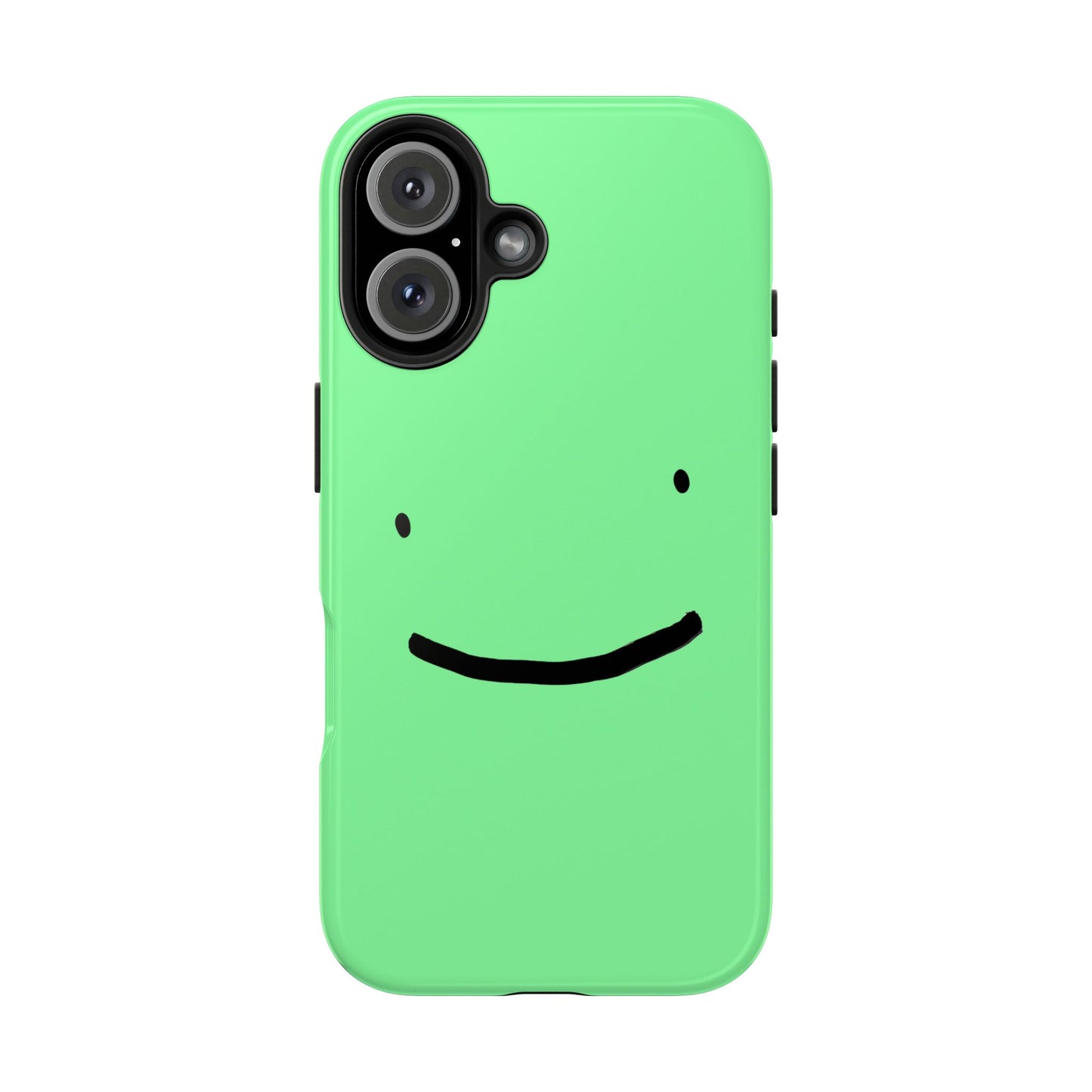 Simple Smile Green Face Tough Phone Case | Other