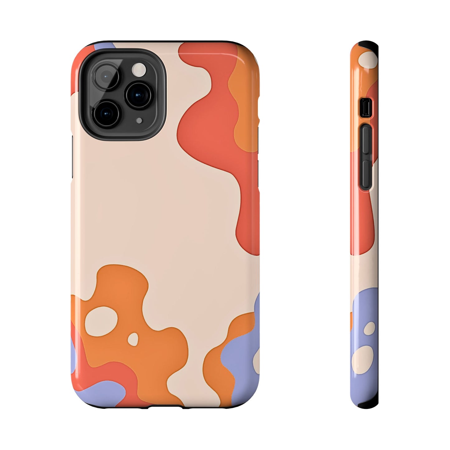 Funda resistente para teléfono con diseño de pastel líquido de verano | Estética