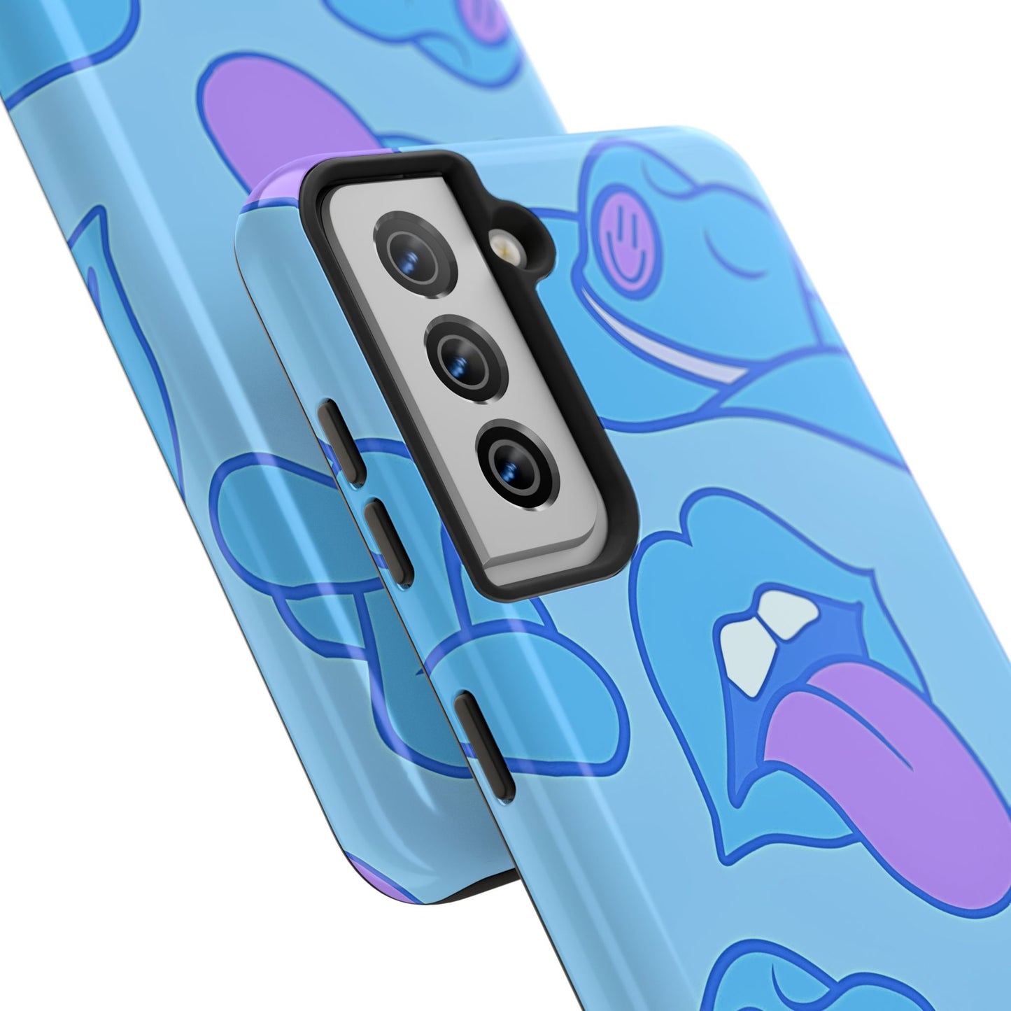 Preppy Cowboy Hat & Hot Lips Pattern (Version 2) Tough Phone Case | Aesthetic