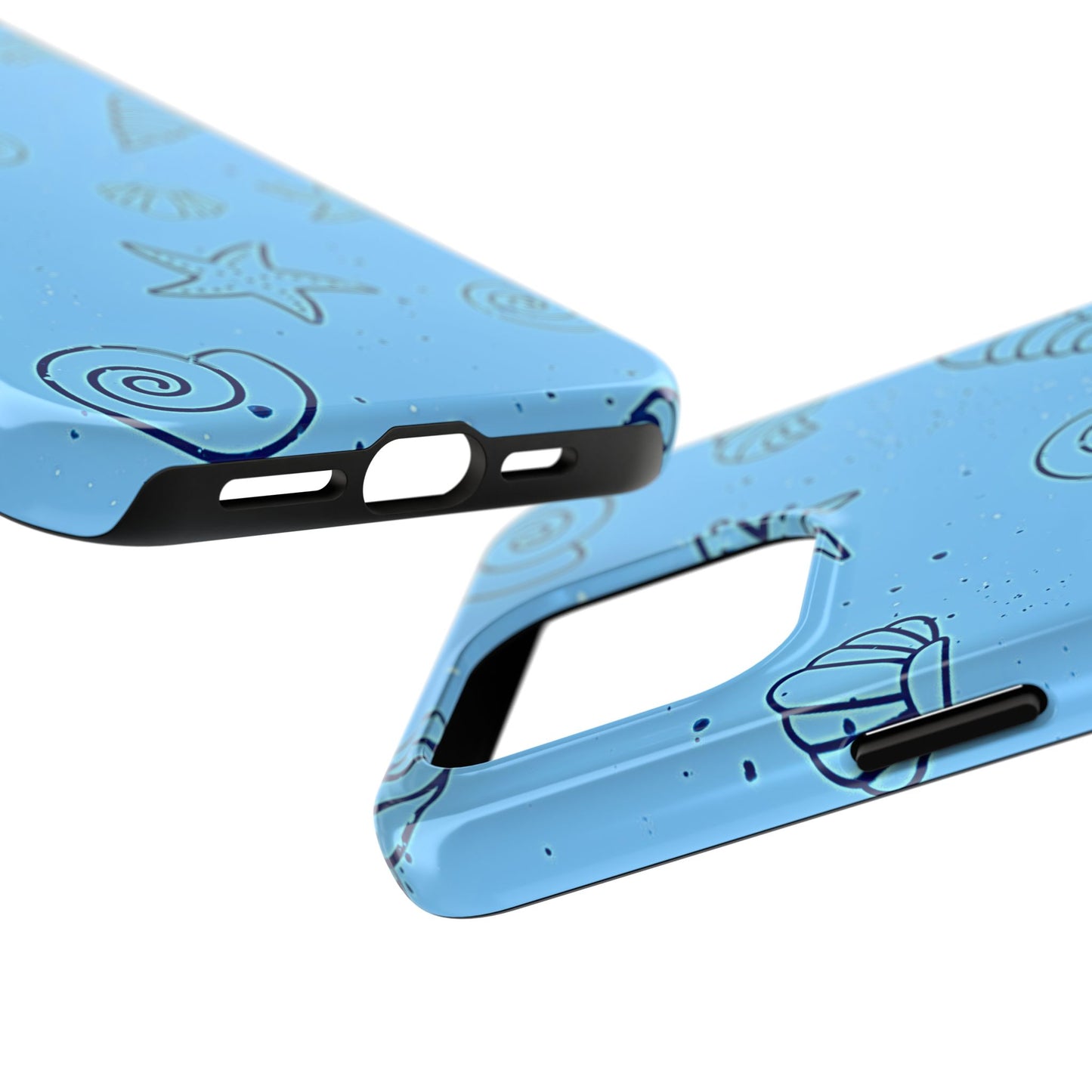 Funda resistente para teléfono Shells azul claro | Estética