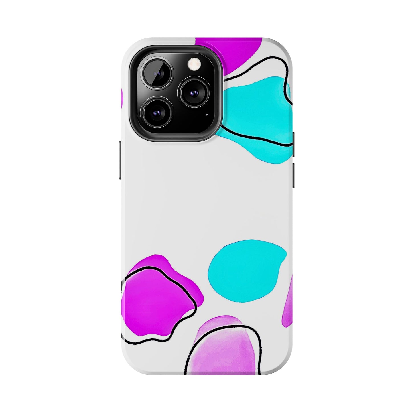 Abstract Shapes Preppy Pastel Style (Version 2) Tough Phone Case | Aesthetic
