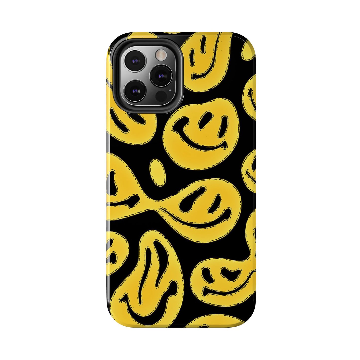 Colorful Trippy Smiley Face (Version 1) Tough Phone Case | Aesthetic