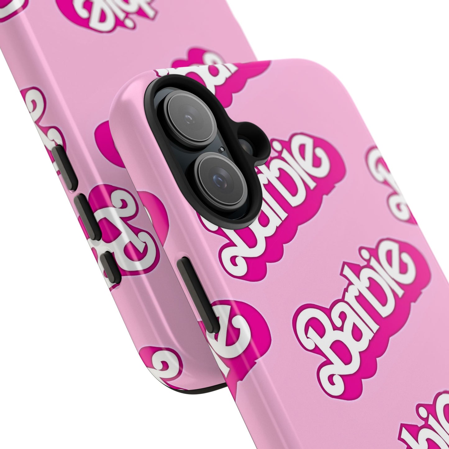 Retro Style Barbie Logo Pattern Tough Phone Case/Cover | Aesthetic