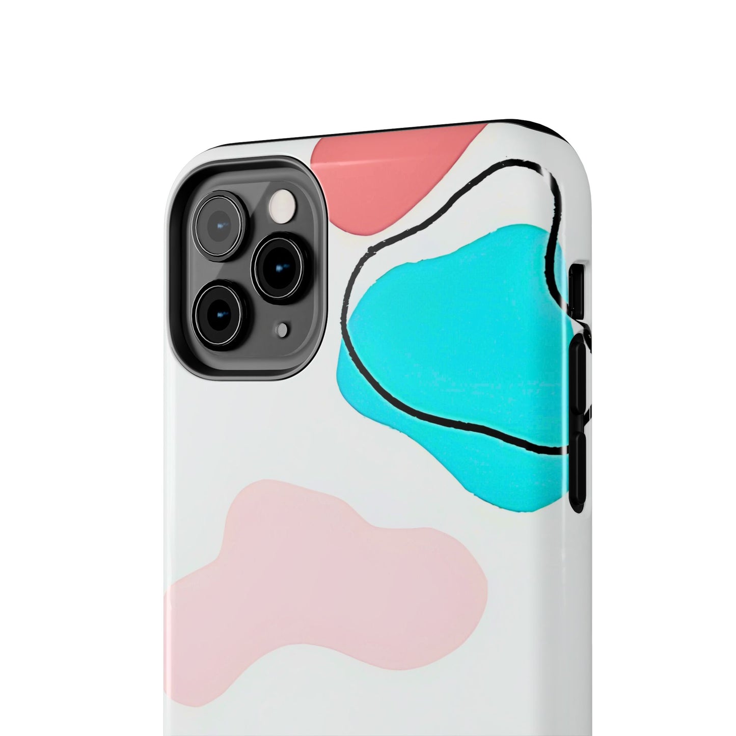 Abstract Shapes Preppy Pastel Style (Version 1) Tough Phone Case | Aesthetic