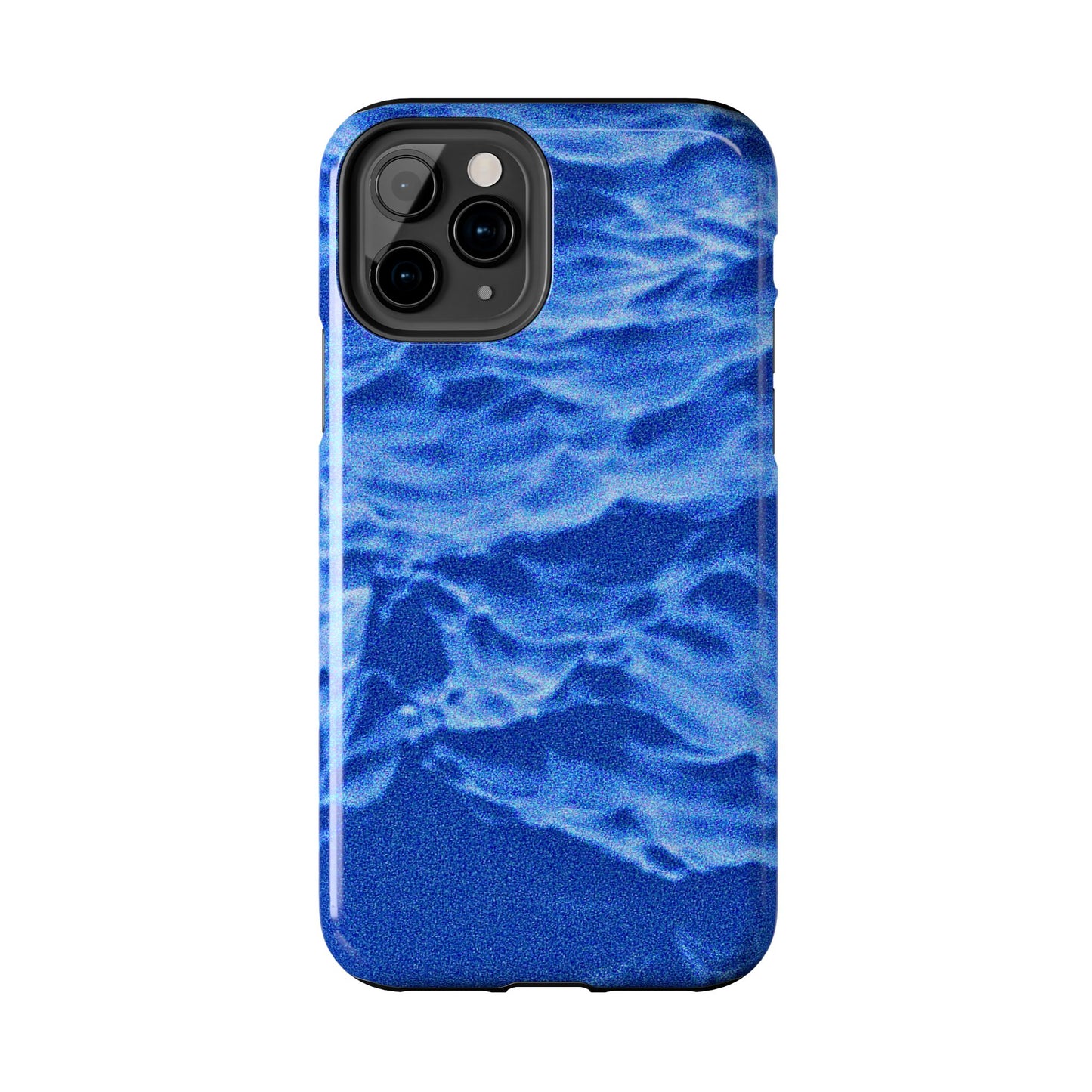 Blurred Ocean Waves Dark Blue Tough Phone Case | Aesthetic