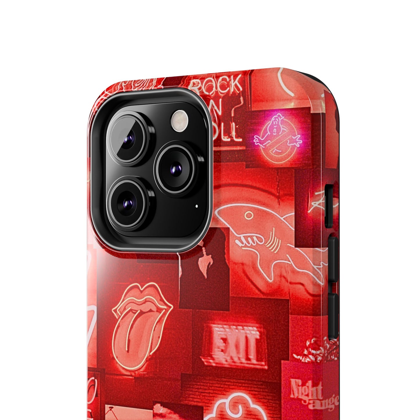 Red Neon Style Tough Phone Case | Aesthetic