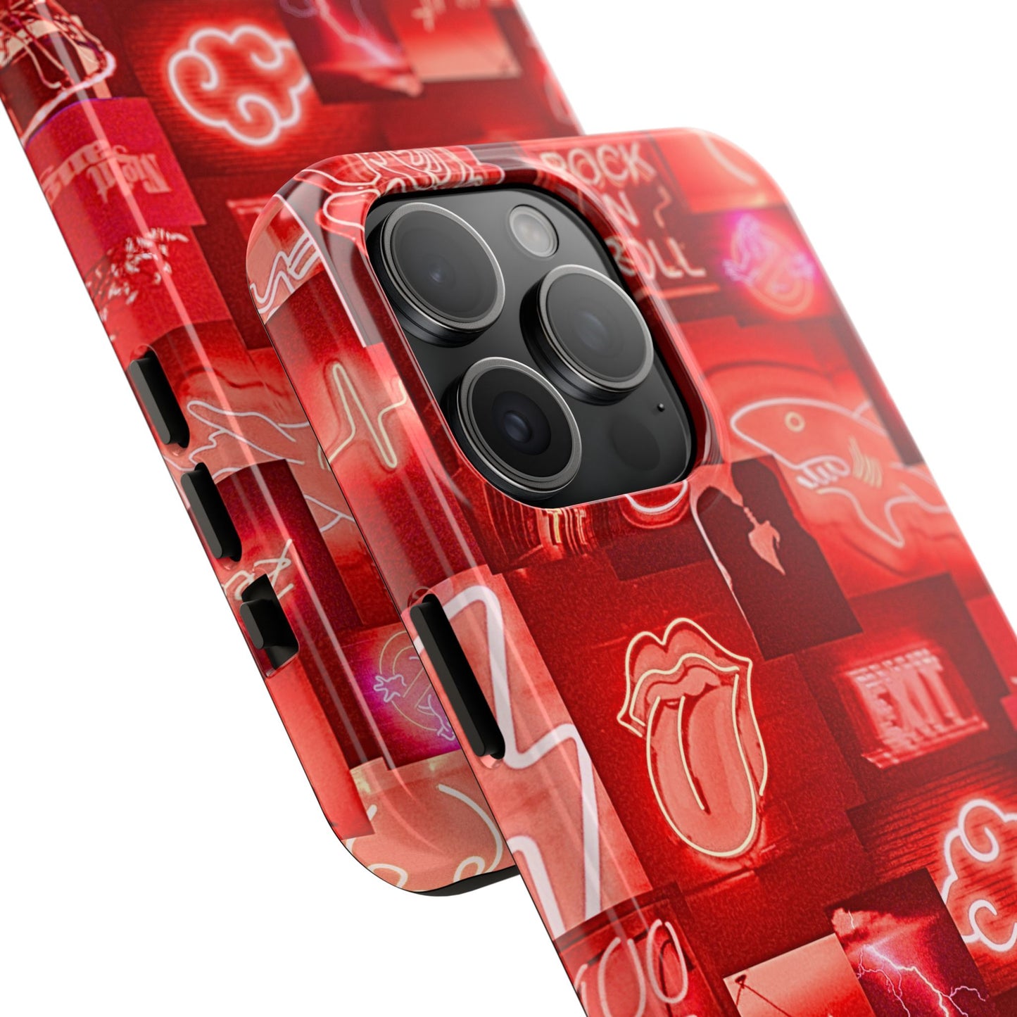 Red Neon Style Tough Phone Case | Aesthetic
