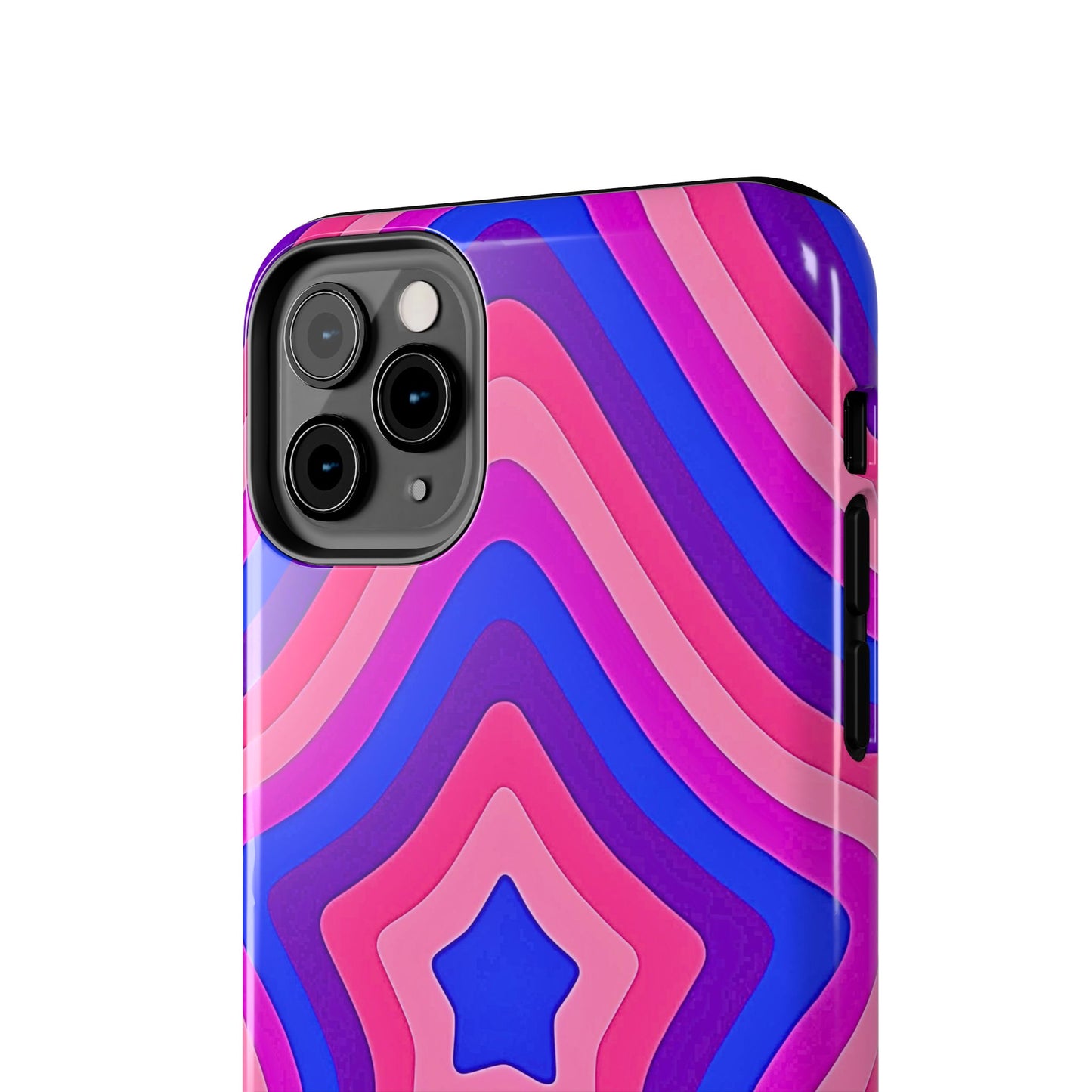 Funda resistente para teléfono con diseño de estrella retro | Estética
