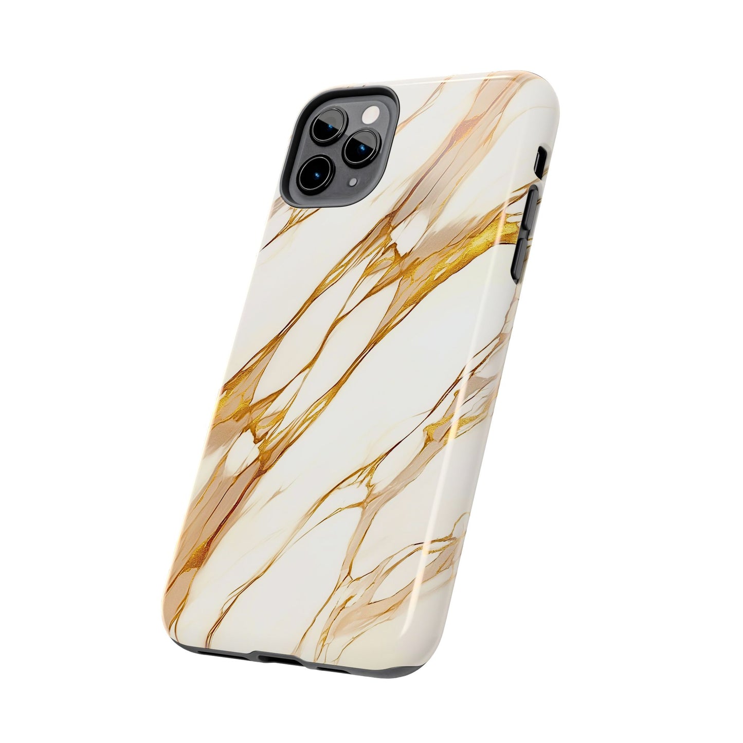Luxury Marble Gold Vein Texture Pattern Style Tough Phone Case/Cover | Aesthetic