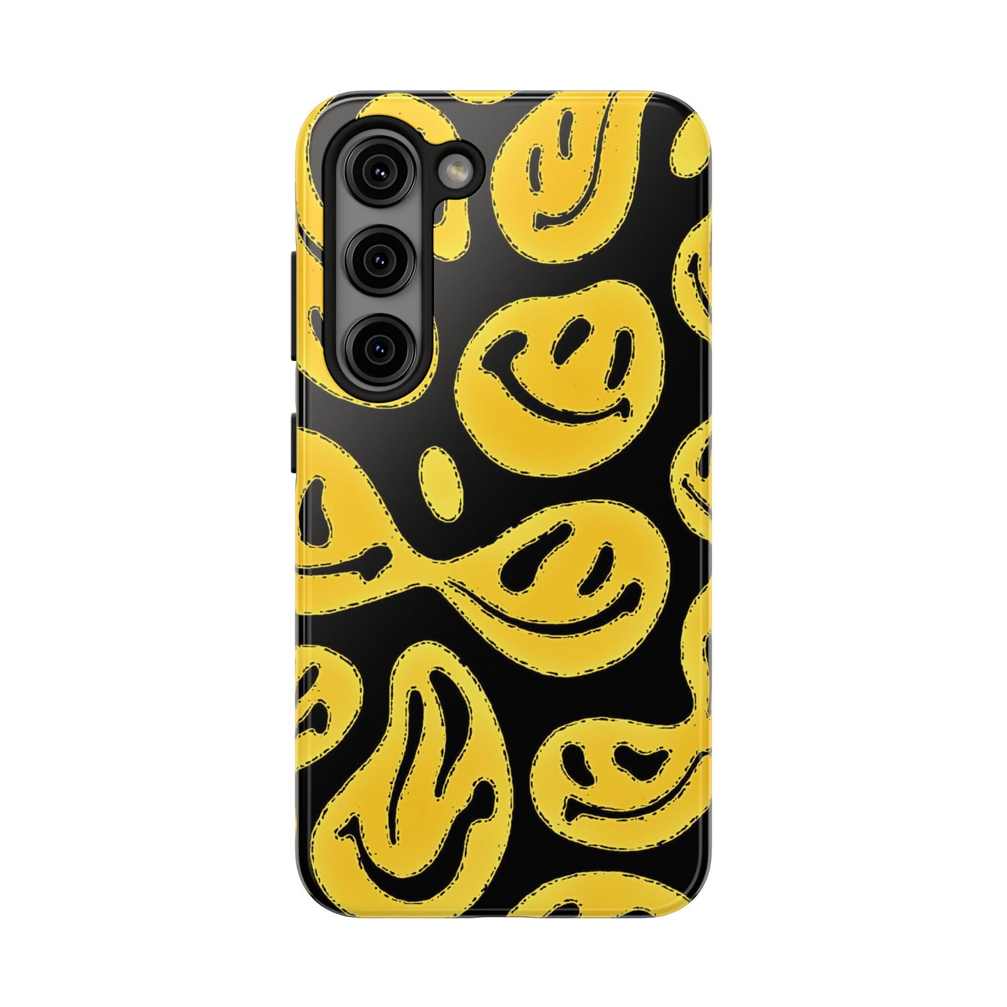 Colorful Trippy Smiley Face (Version 1) Tough Phone Case | Aesthetic