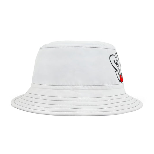 White Skate Addict Bucket Hat