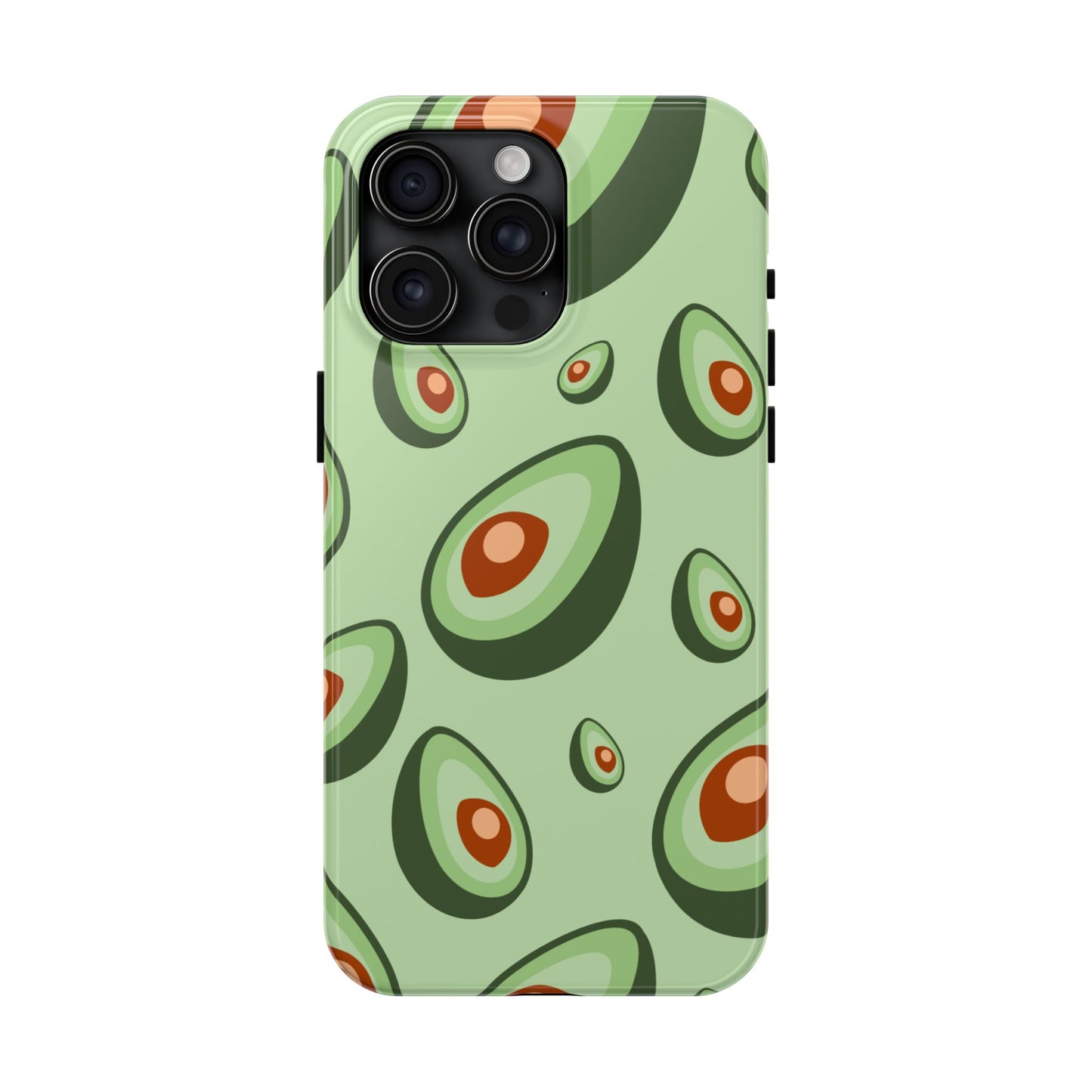 Trendy Avocado Pattern Green Aesthetic Minimal Fruit Phone Case | Food