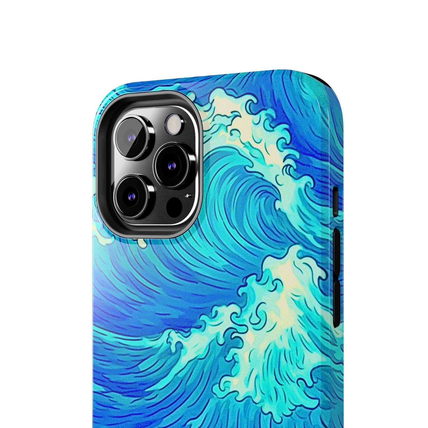 Cool Water Wave Style Tough Phone Case | Aesthetic