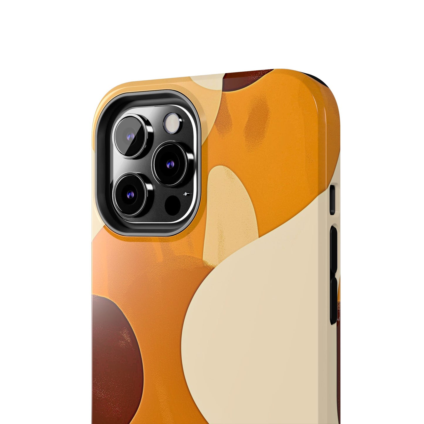 Funda/Cubierta resistente para teléfono con diseño en beige y marrón Earth Harmony | Estética