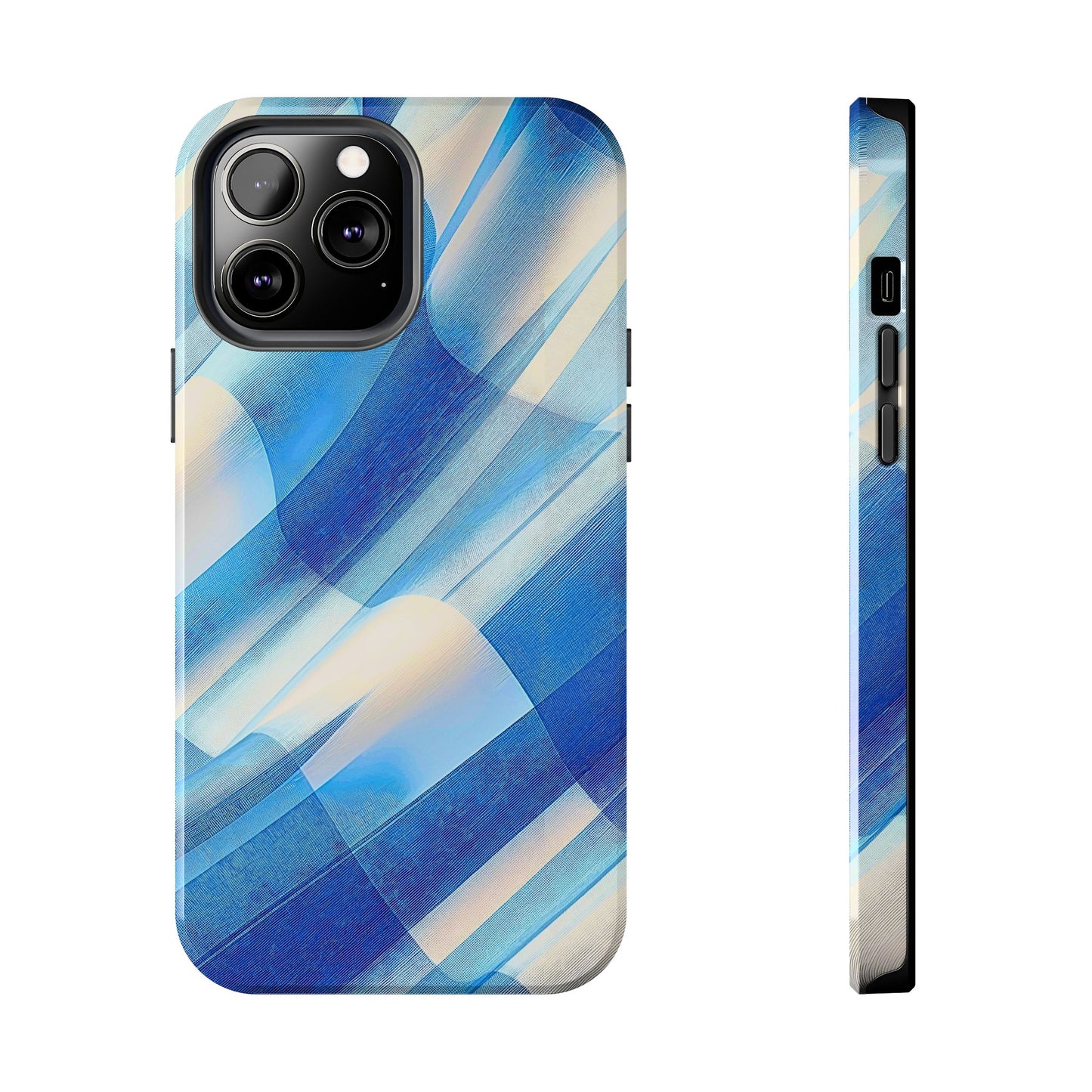 Pastel Plaid Pattern Clean Tough Phone Case | Aesthetic