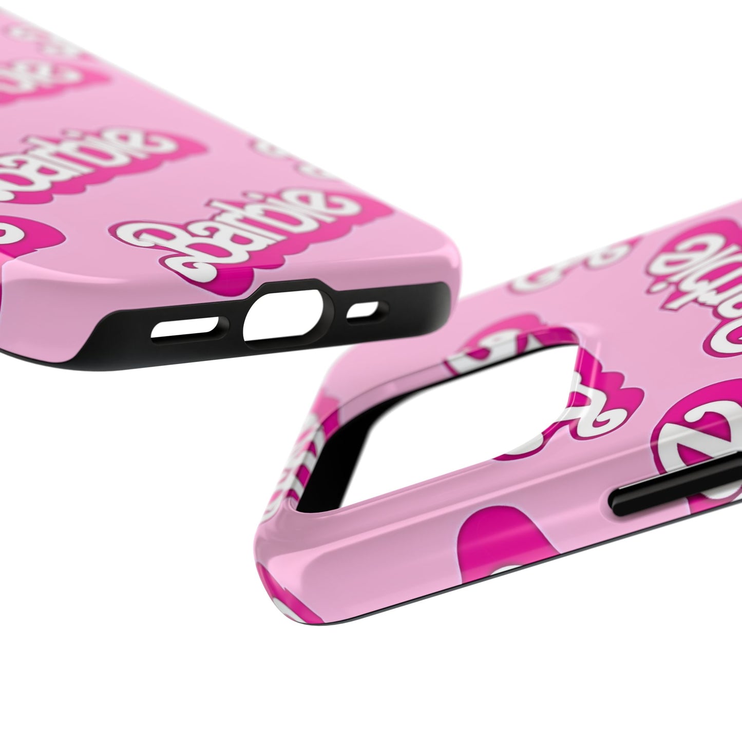 Retro Style Barbie Logo Pattern Tough Phone Case/Cover | Aesthetic