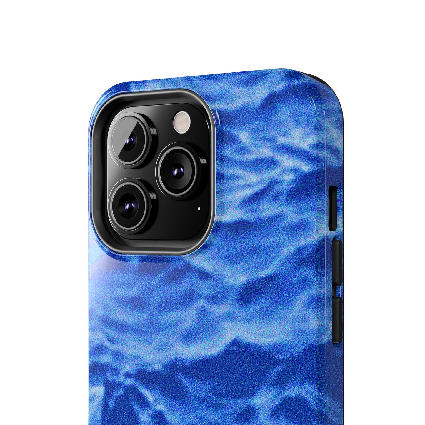 Blurred Ocean Waves Dark Blue Tough Phone Case | Aesthetic