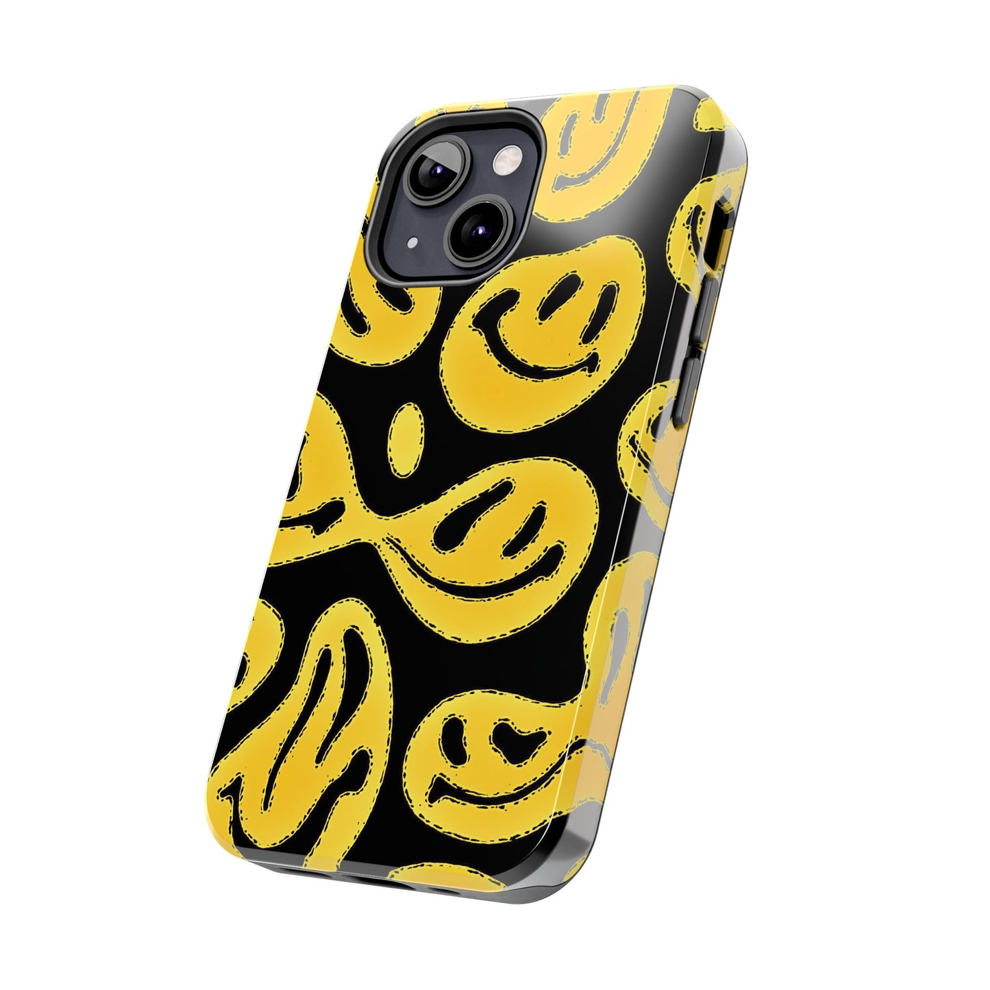 Colorful Trippy Smiley Face (Version 1) Tough Phone Case | Aesthetic