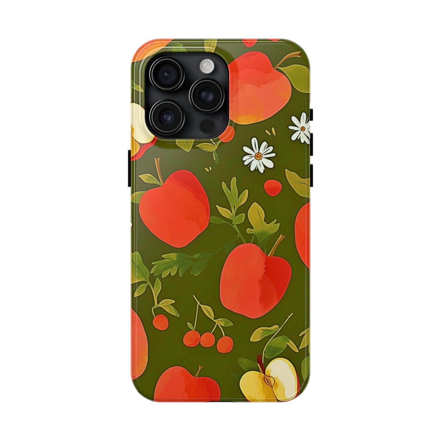 Apple & Berry Garden Pattern Style Tough Phone Case/Cover | Aesthetic