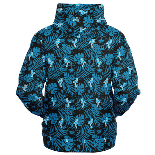 Rad Palm Party Like A Flock Star Zip Up Hoodie