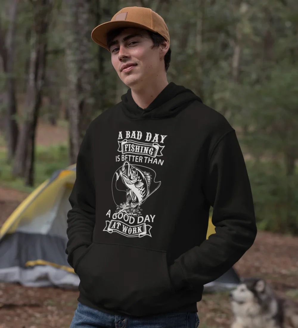 A Bad Day Fishing Unisex Hoodie