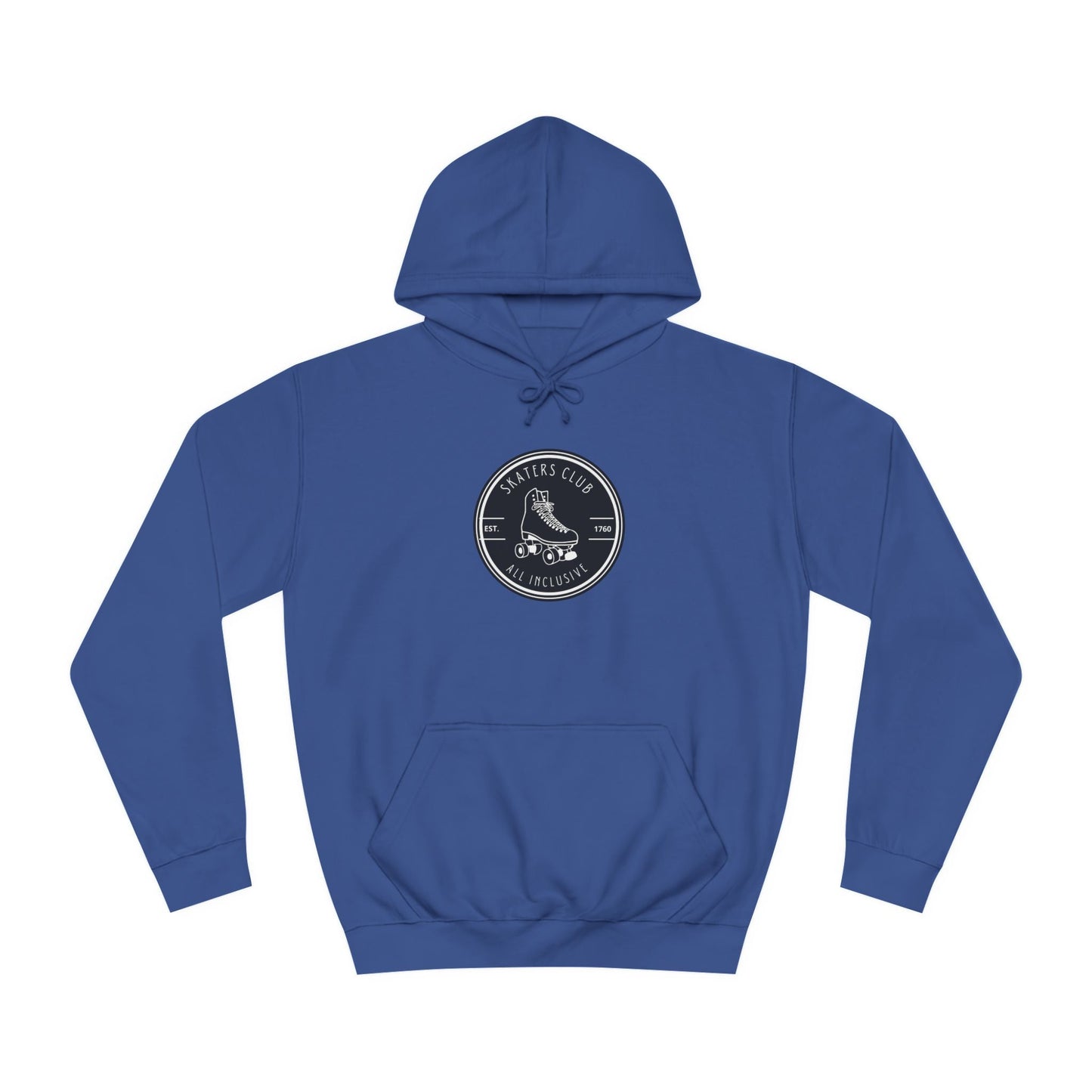 Black Round Skaters Club Unisex Hoodie