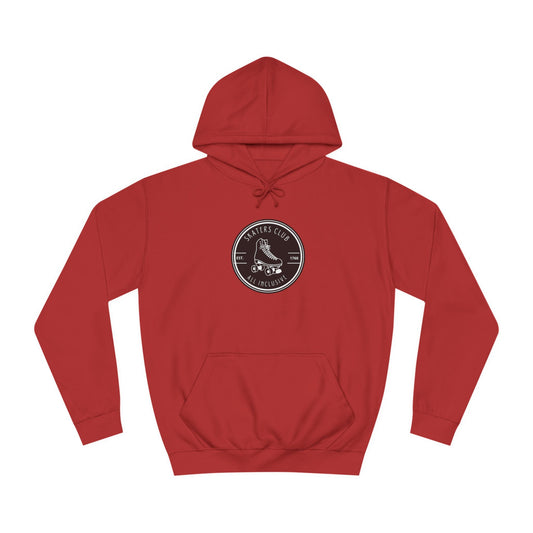 Black Round Skaters Club Unisex Hoodie