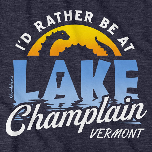 I'd Rather Be At Lake Champlain T-Shirt