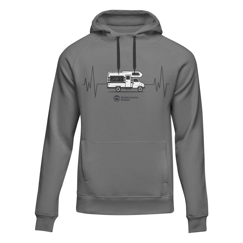 Camping Cardiogram Unisex Hoodie