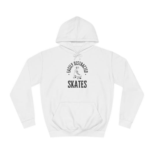 Easily Distracted by Skates Unisex Hoodie