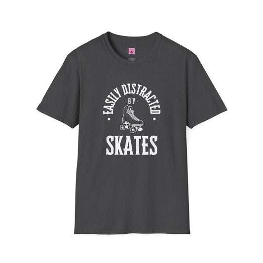 Easily Distracted by Skates Unisex T-Shirt