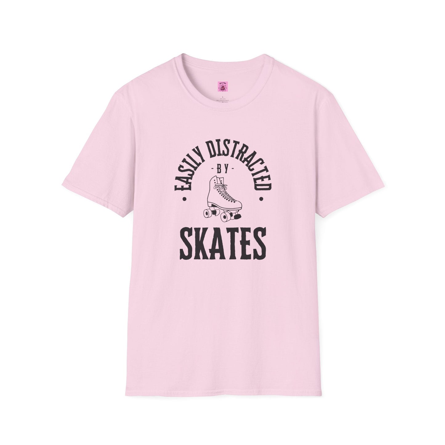 Easily Distracted by Skates Unisex T-Shirt