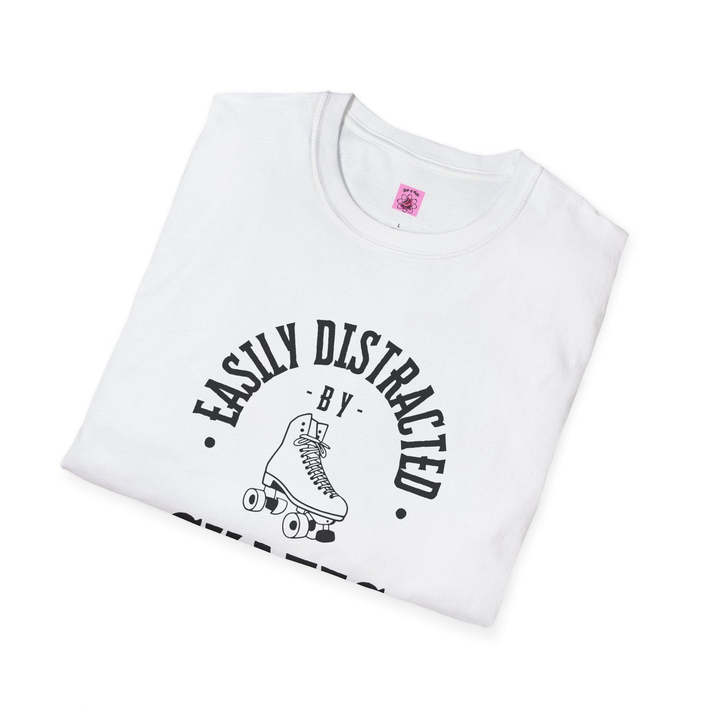 Easily Distracted by Skates Unisex T-Shirt