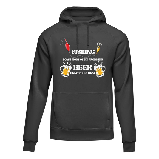 Fishing Solves All My Problem Unisex Hoodie