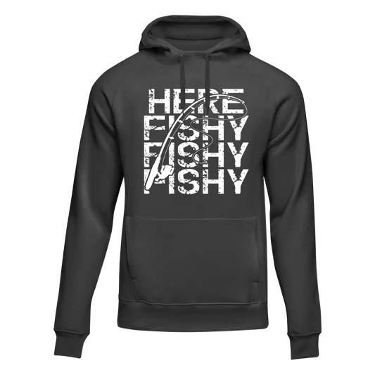 Here Fishy Fishy Unisex Hoodie