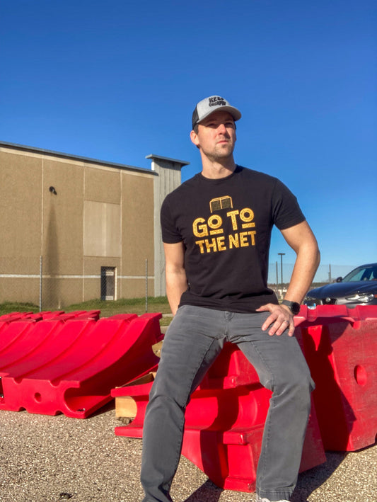 Go To The Net Gold T-Shirt