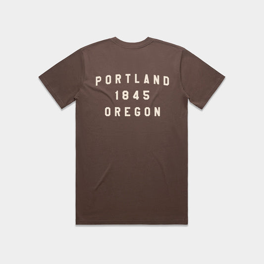Soft-Blend "P" Tee - Espresso