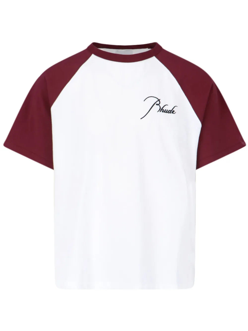 Rhude Raglan Tee Vintage White/Bordeaux