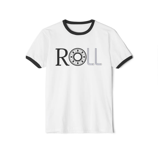 ROLL Unisex Cotton Ringer T-Shirt