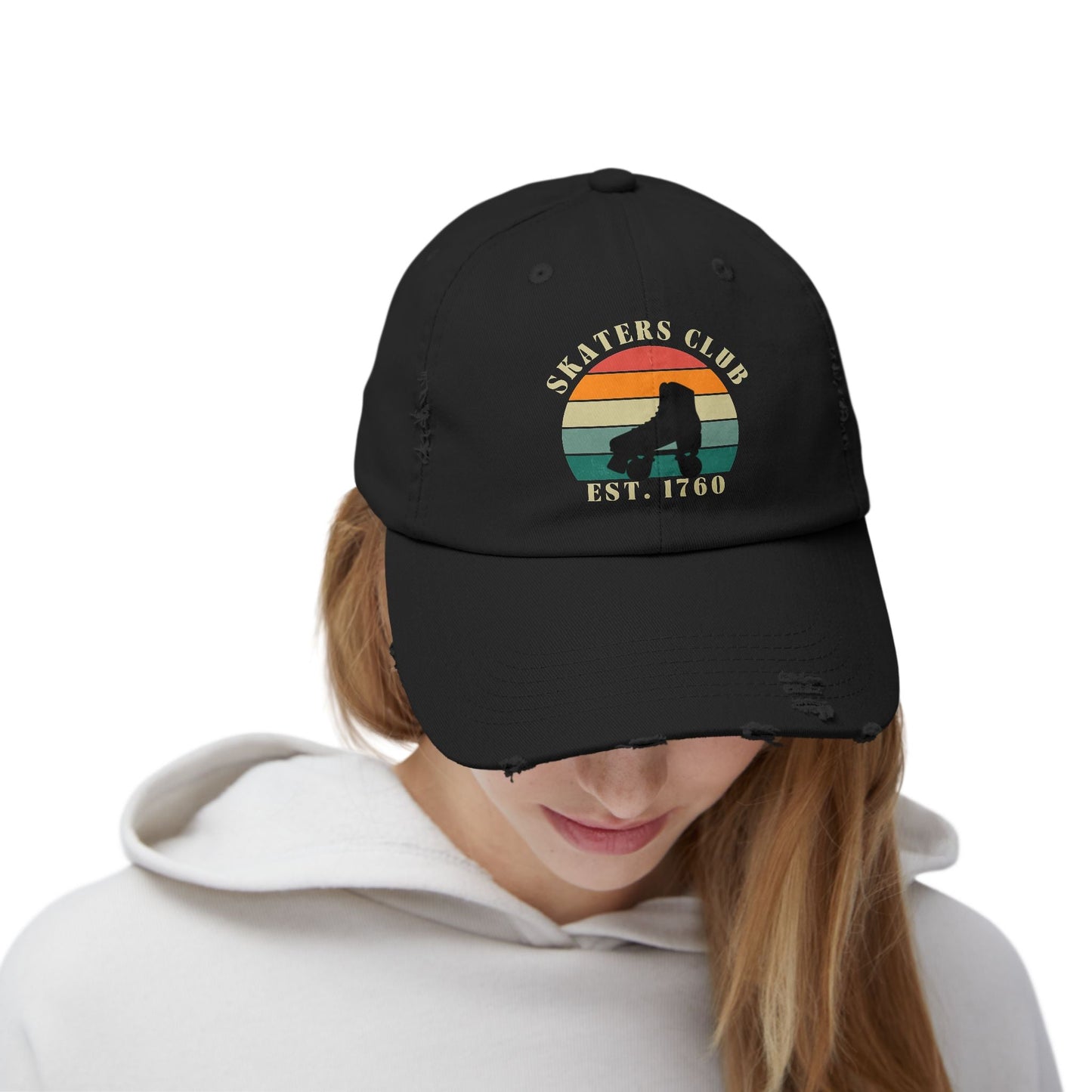 Retro Skaters Club Distressed Cap