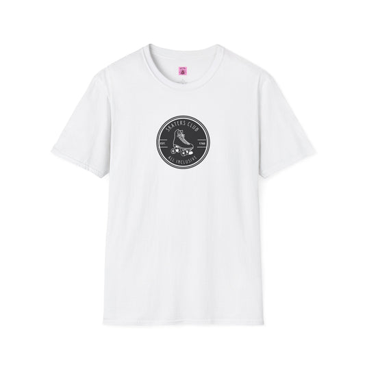 Round Black Skaters Club Unisex T-Shirt