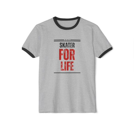Skater for Life Unisex Cotton Ringer T-Shirt