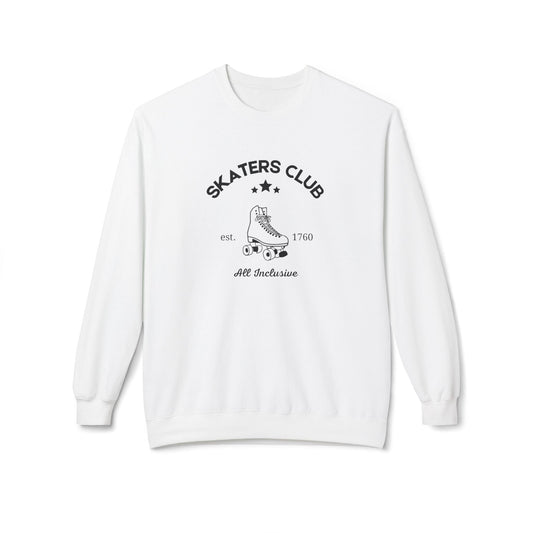 Skaters Club Unisex Fleece Crewneck Sweatshirt