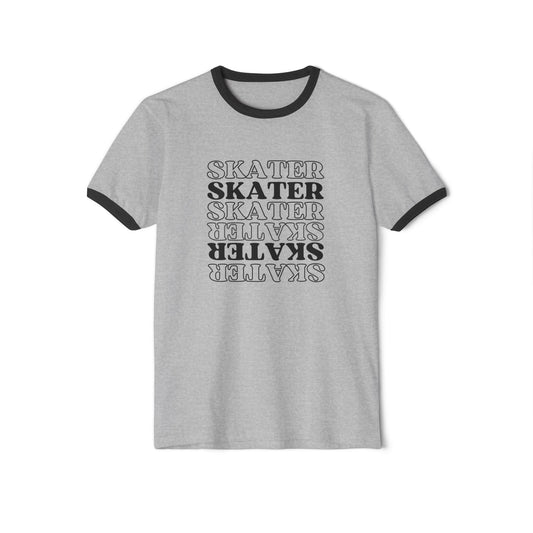 Statement Skater Unisex Cotton Ringer T-Shirt
