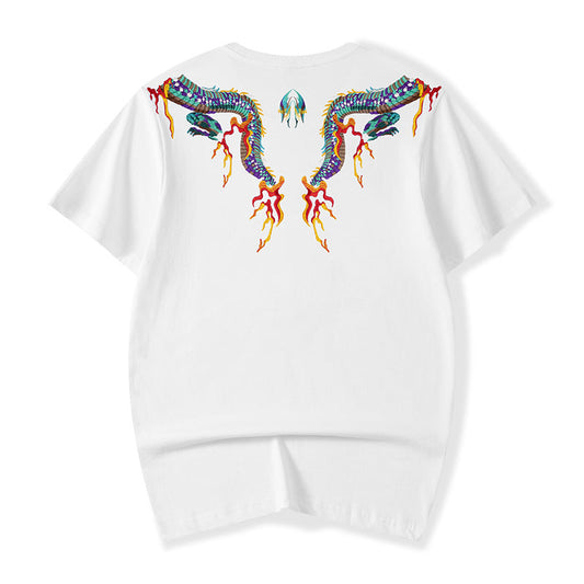 KH727 Flying Dragons Embroidery Tee