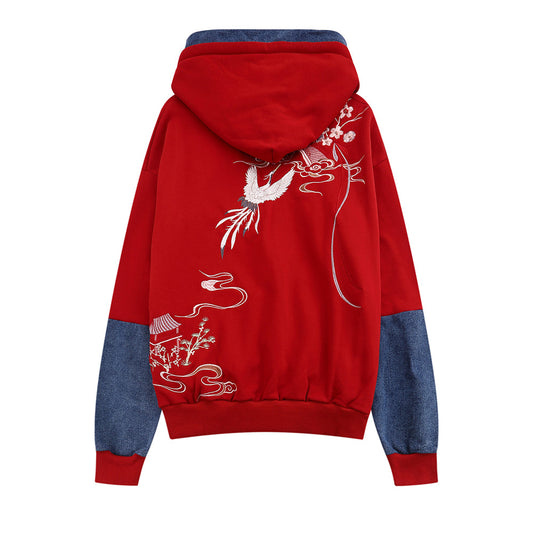 YE731 Fellowship Embroidery Hoodie